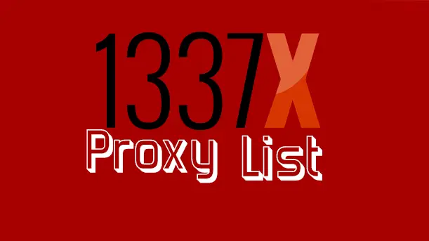 1337 proxy list and mirror sites