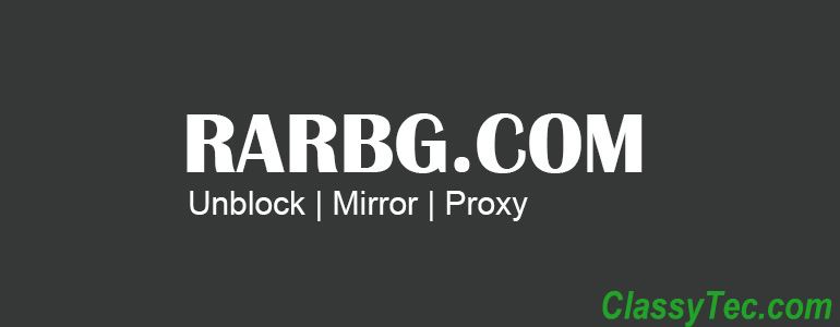 RARBG unblock - Rarbg mirror sites - RARBG proxy sites list