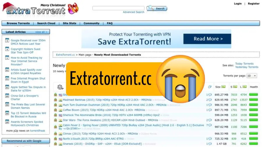 extratorrent is not running - best extratorrent proxy and alternatives