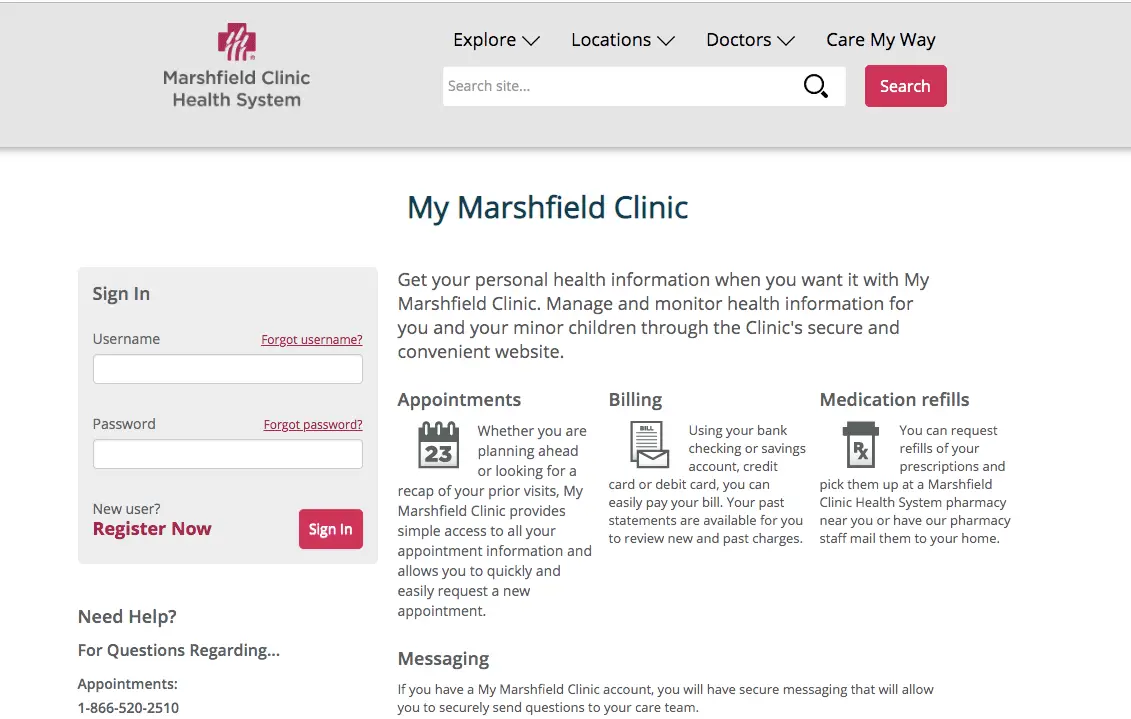 Mymarshfieldclinic login - My Marshfield Clinic
