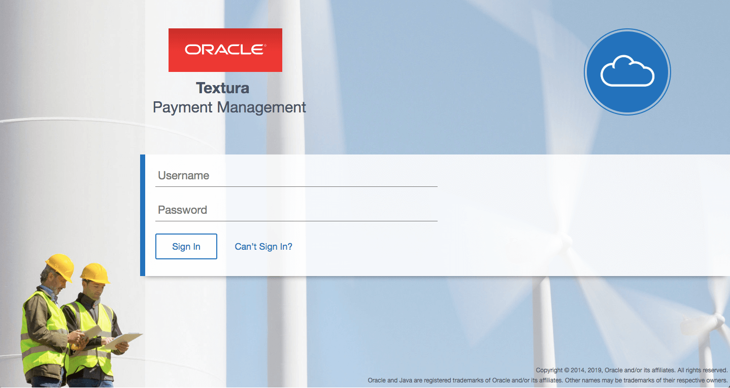 Textura Payment Management Login Login Pages Info