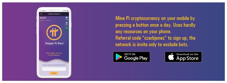 Mine Pi Cryptocurrency for Free on your phone. 